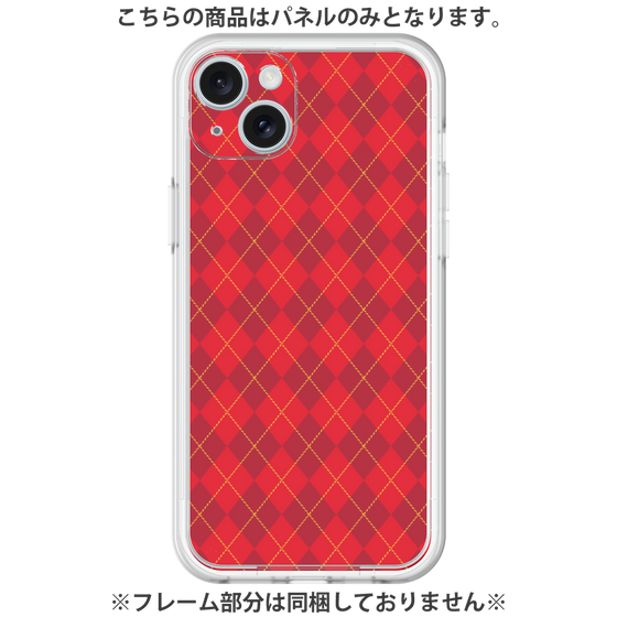Premium Panel［ Argyle - Red ］