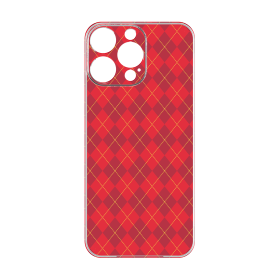 Premium Panel［ Argyle - Red ］