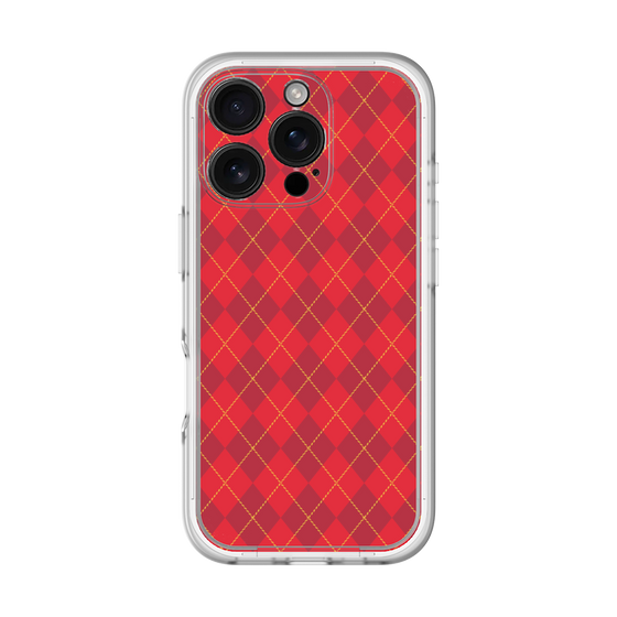 Premium Panel［ Argyle - Red ］