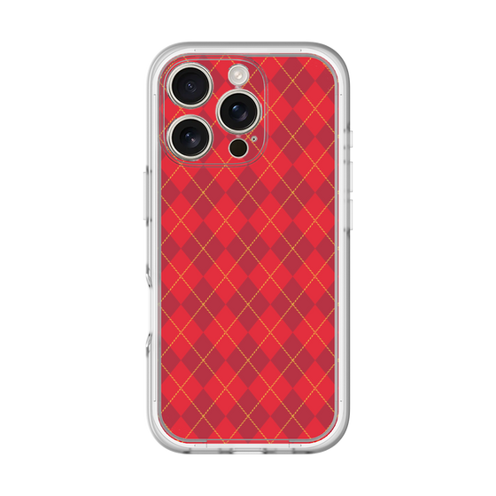 Premium Panel［ Argyle - Red ］