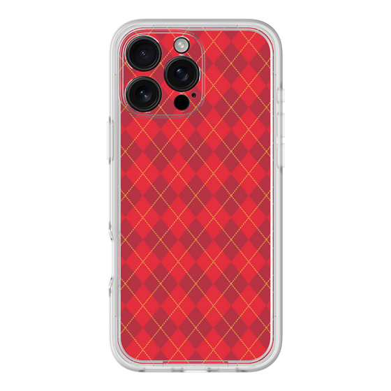 Premium Panel［ Argyle - Red ］