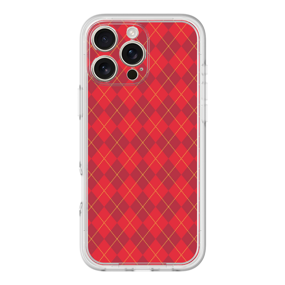 Premium Panel［ Argyle - Red ］