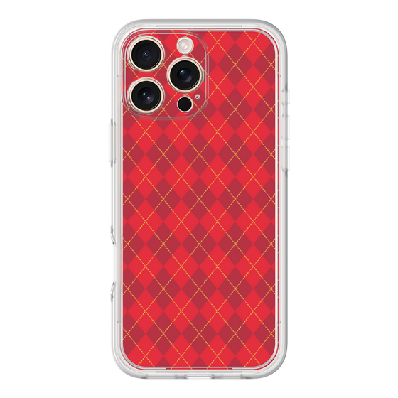 Premium Panel［ Argyle - Red ］