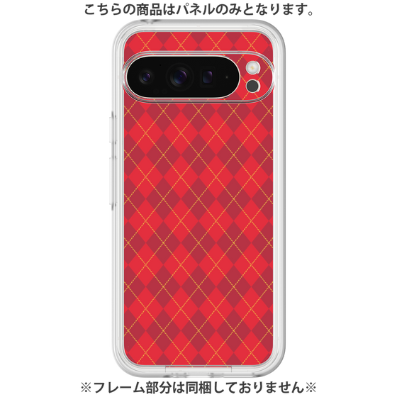Premium Panel［ Argyle - Red ］
