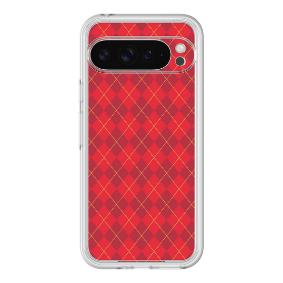Premium Panel［ Argyle - Red ］
