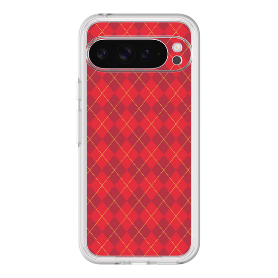 Premium Panel［ Argyle - Red ］