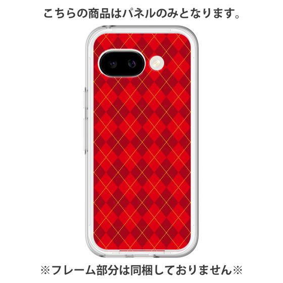 Premium Panel［ Argyle - Red ］