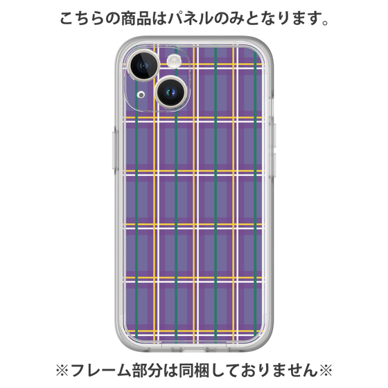 Premium Panel［ Tartan Check - Purple ］
