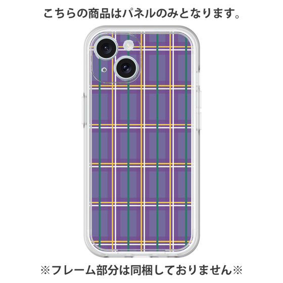 Premium Panel［ Tartan Check - Purple ］