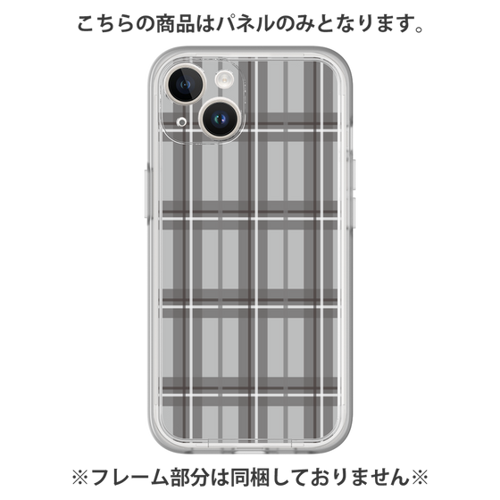 Premium Panel［ Tartan Check - Gray ］