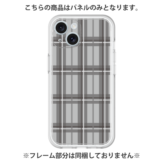 Premium Panel［ Tartan Check - Gray ］