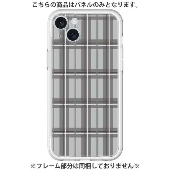 Premium Panel［ Tartan Check - Gray ］