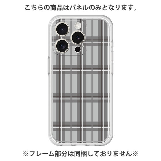 Premium Panel［ Tartan Check - Gray ］