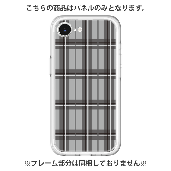 Premium Panel［ Tartan Check - Gray ］