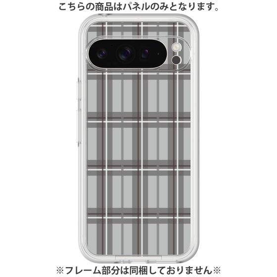 Premium Panel［ Tartan Check - Gray ］