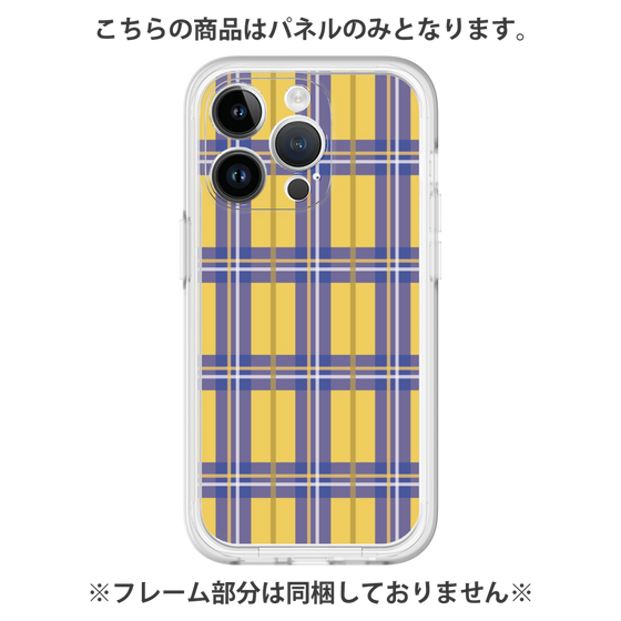 Premium Panel［ Tartan Check - Yellow ］