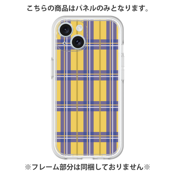 Premium Panel［ Tartan Check - Yellow ］