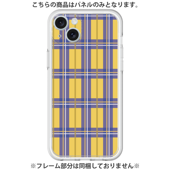 Premium Panel［ Tartan Check - Yellow ］