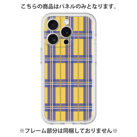 Premium Panel［ Tartan Check - Yellow ］
