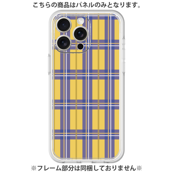 Premium Panel［ Tartan Check - Yellow ］