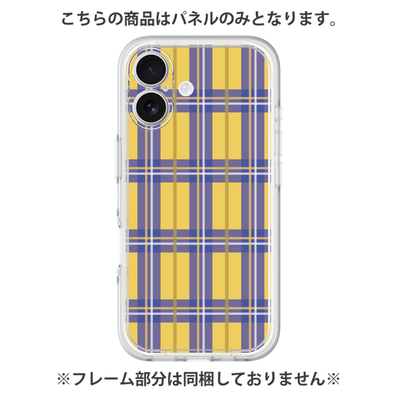 Premium Panel［ Tartan Check - Yellow ］
