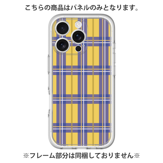 Premium Panel［ Tartan Check - Yellow ］