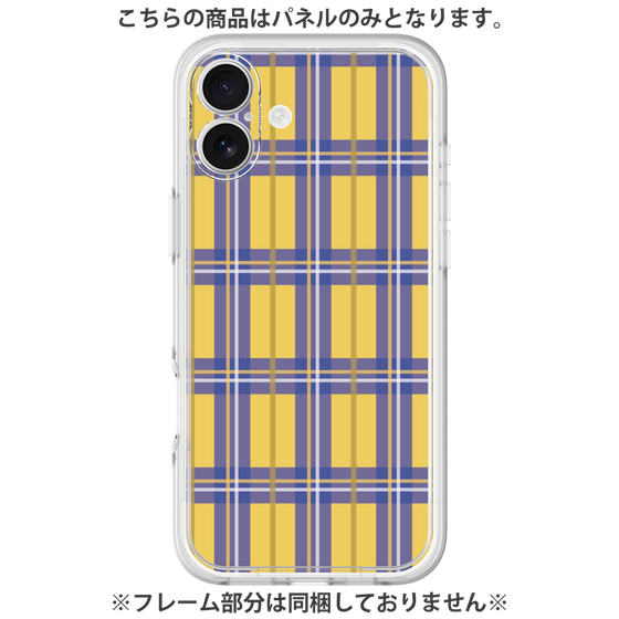 Premium Panel［ Tartan Check - Yellow ］