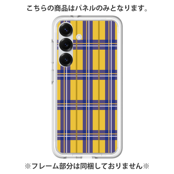 Premium Panel［ Tartan Check - Yellow ］