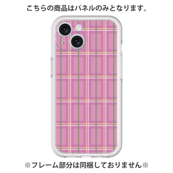 Premium Panel［ Tartan Check - Pink ］