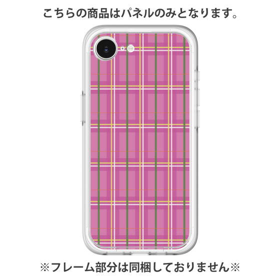 Premium Panel［ Tartan Check - Pink ］
