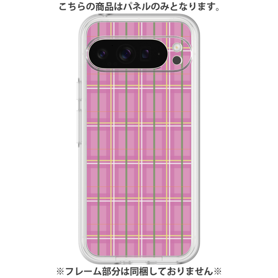 Premium Panel［ Tartan Check - Pink ］