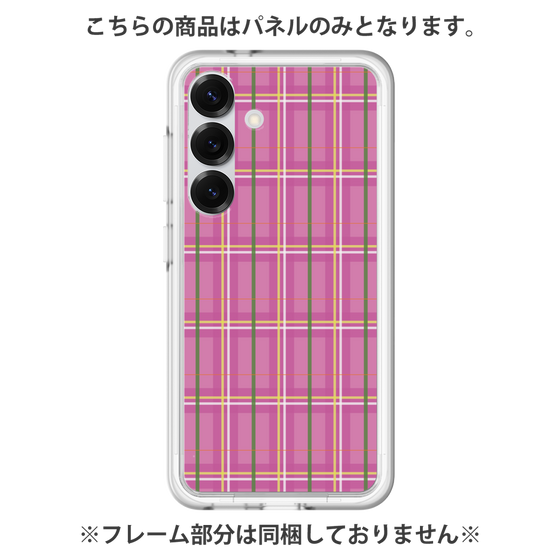 Premium Panel［ Tartan Check - Pink ］