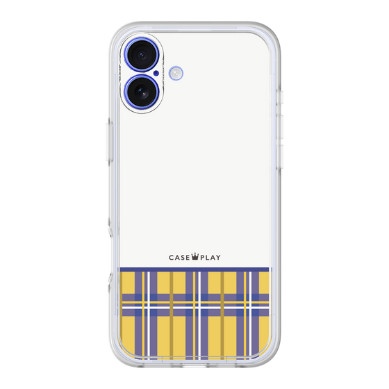 Premium Panel［ CASEPLAY Tartan Check - Yellow ］