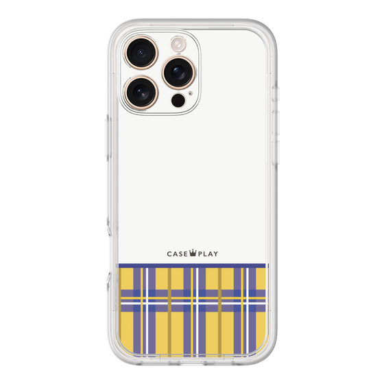 Premium Panel［ CASEPLAY Tartan Check - Yellow ］