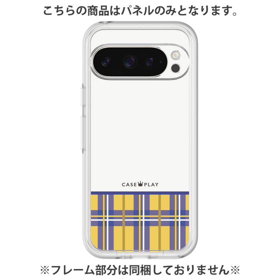 Premium Panel［ CASEPLAY Tartan Check - Yellow ］