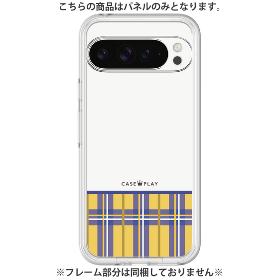 Premium Panel［ CASEPLAY Tartan Check - Yellow ］