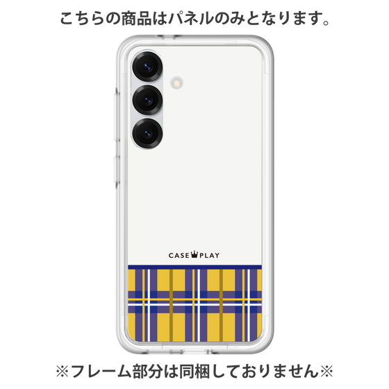 Premium Panel［ CASEPLAY Tartan Check - Yellow ］