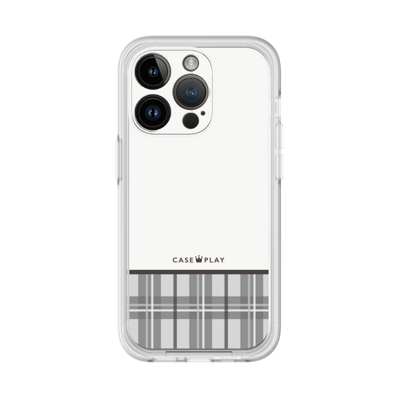 Premium Panel［ CASEPLAY Tartan Check - Gray ］
