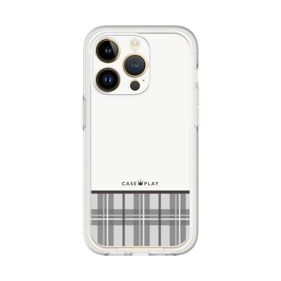 Premium Panel［ CASEPLAY Tartan Check - Gray ］