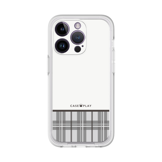 Premium Panel［ CASEPLAY Tartan Check - Gray ］