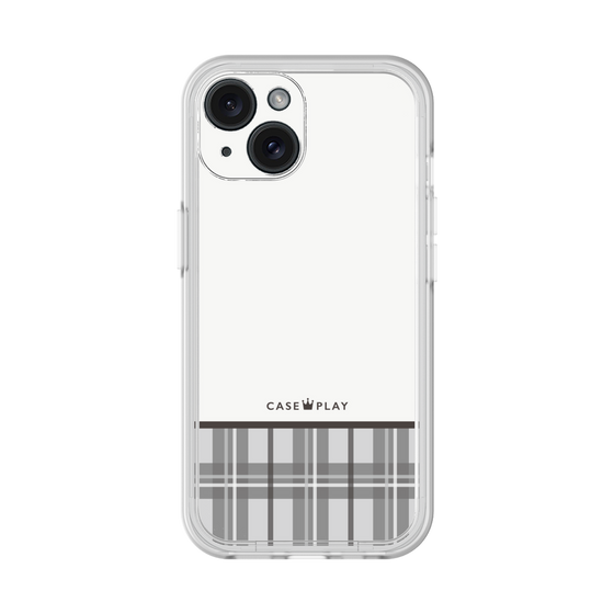Premium Panel［ CASEPLAY Tartan Check - Gray ］
