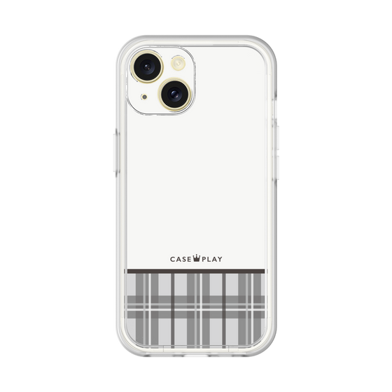 Premium Panel［ CASEPLAY Tartan Check - Gray ］