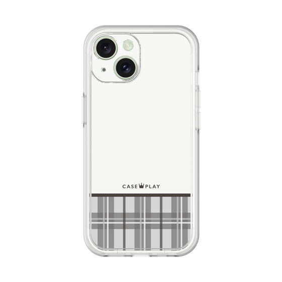 Premium Panel［ CASEPLAY Tartan Check - Gray ］