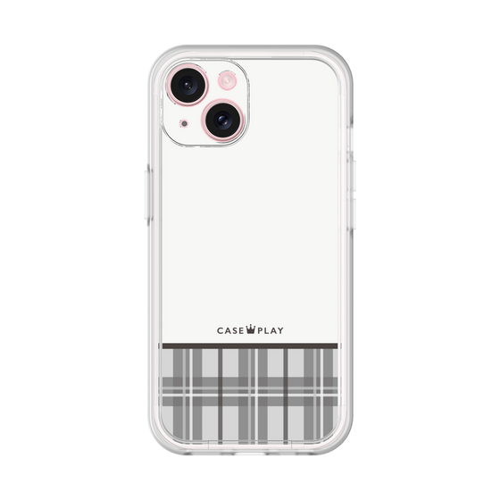 Premium Panel［ CASEPLAY Tartan Check - Gray ］