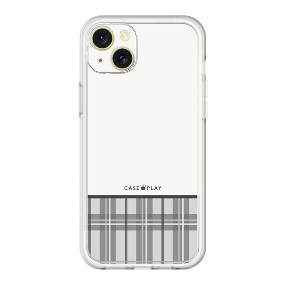 Premium Panel［ CASEPLAY Tartan Check - Gray ］