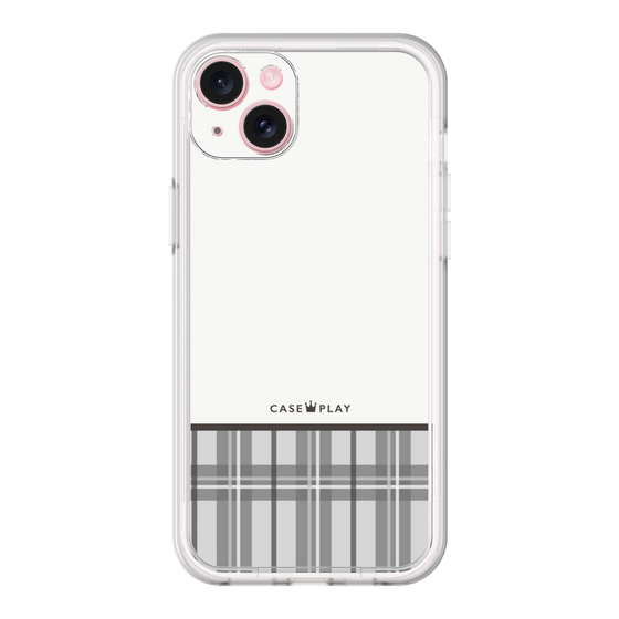 Premium Panel［ CASEPLAY Tartan Check - Gray ］