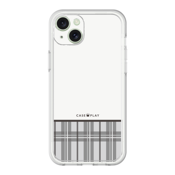 Premium Panel［ CASEPLAY Tartan Check - Gray ］