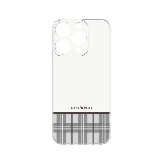 Premium Panel［ CASEPLAY Tartan Check - Gray ］