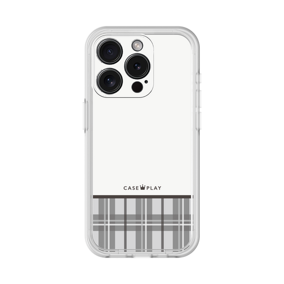 Premium Panel［ CASEPLAY Tartan Check - Gray ］