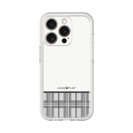 Premium Panel［ CASEPLAY Tartan Check - Gray ］